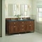 James Martin Vanities 72''Double Vanity, Mid-Century Walnut w/ 3 CM Parisien Bleu Quartz Top 424-V72-WLT-3PBL - alternate 5
